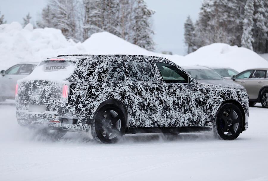 Rolls-Royce EV spy shot 