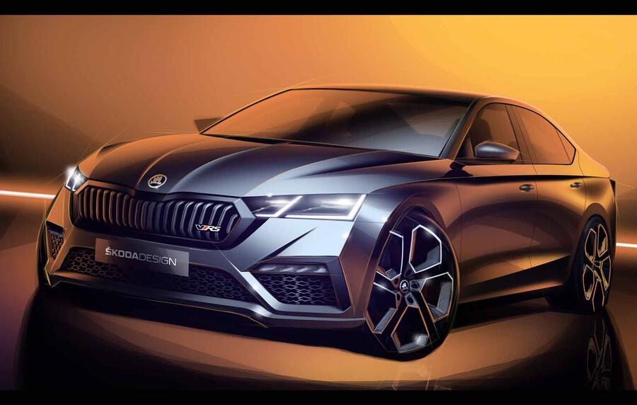 Skoda octavia vrs teaser 3