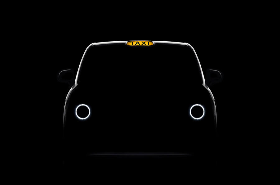 LEVC TX6 teaser, front