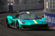 Aston Martin Valhalla Monaco front quarter tracking lead Aston Martin Valhalla Monaco front quarter tracking lead