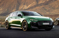 Audi RS6 2026 EV render Autocar front quarter Audi RS6 2026 EV render Autocar front quarter