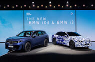 BMW iX3 and i3 front