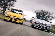 citroen saxo vts vs peugeot 106 gti twin front tracking citroen saxo vts vs peugeot 106 gti twin front tracking