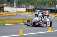 Formula Student racing car on track Formula Student racing car on track