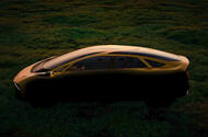Kia saloon teaser side