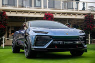 lamborghini lanzadaor concept on display at pebble beach