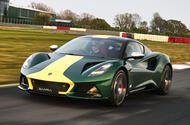 Lotus Emira Clark Edition front quarter tracking