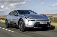 Polestar 4 front quarter tracking