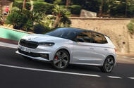 Skoda Fabia 130 front quarter tracking
