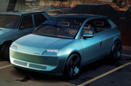 Skoda Favorit reimagined front quarter static Skoda Favorit reimagined front quarter static