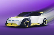 Vauxhall Corsa GSE Vision Gran Turismo front quarter