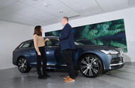 Volvo V90 in dealer