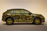 VW T Roc camo side