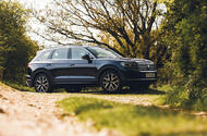 vw touareg front static