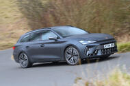 Cupra Leon VZ estate front quarter tracking
