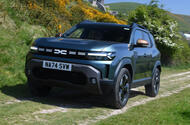Dacia Duster front quarter tracking off road Dacia Duster front quarter tracking off road