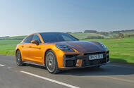 Porsche Panamera Turbo S E Hybrid front tracking 0630 Porsche Panamera Turbo S E Hybrid front tracking 0630