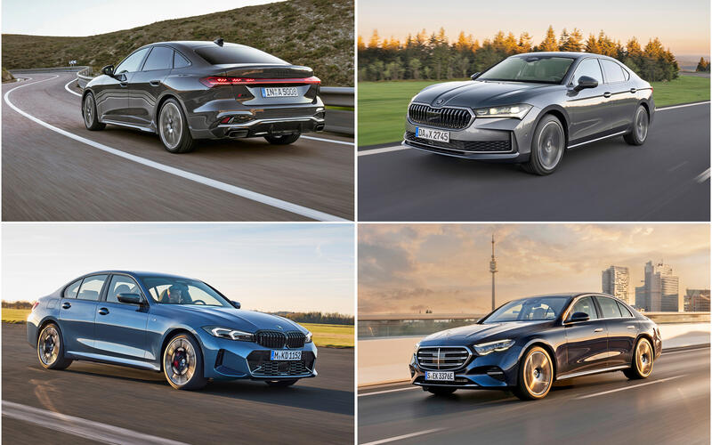 The executive car class has never offered more choice than today. 