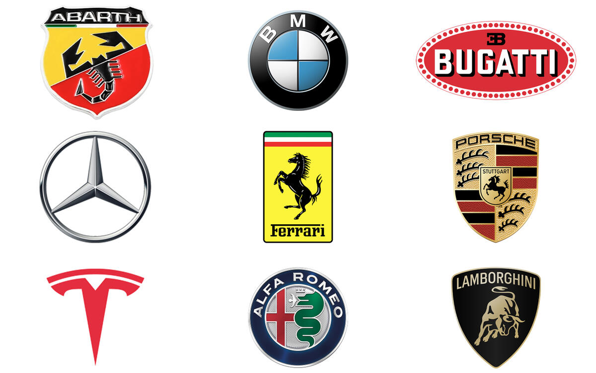 Car makers' emblems are synonymous with their companies and their cars. Car makers' emblems are synonymous with their companies and their cars.
