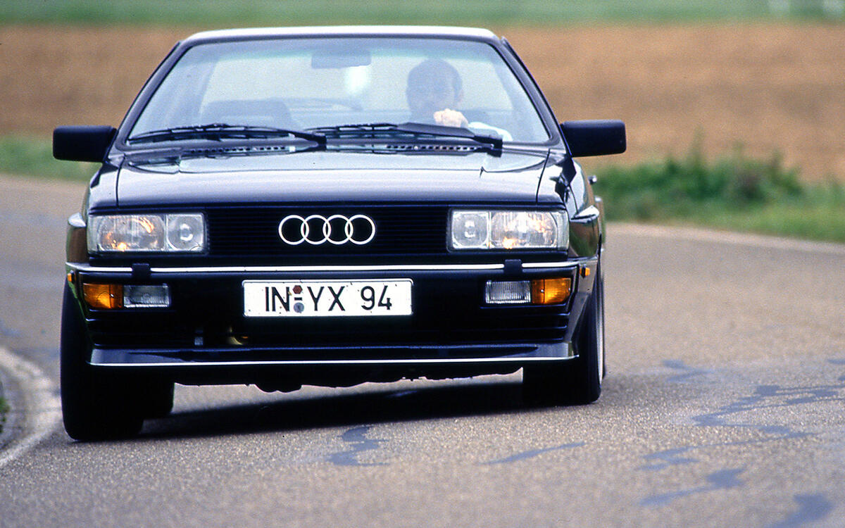 The Audi Quattro (pictured) was far from the only car to be launched in 1980…