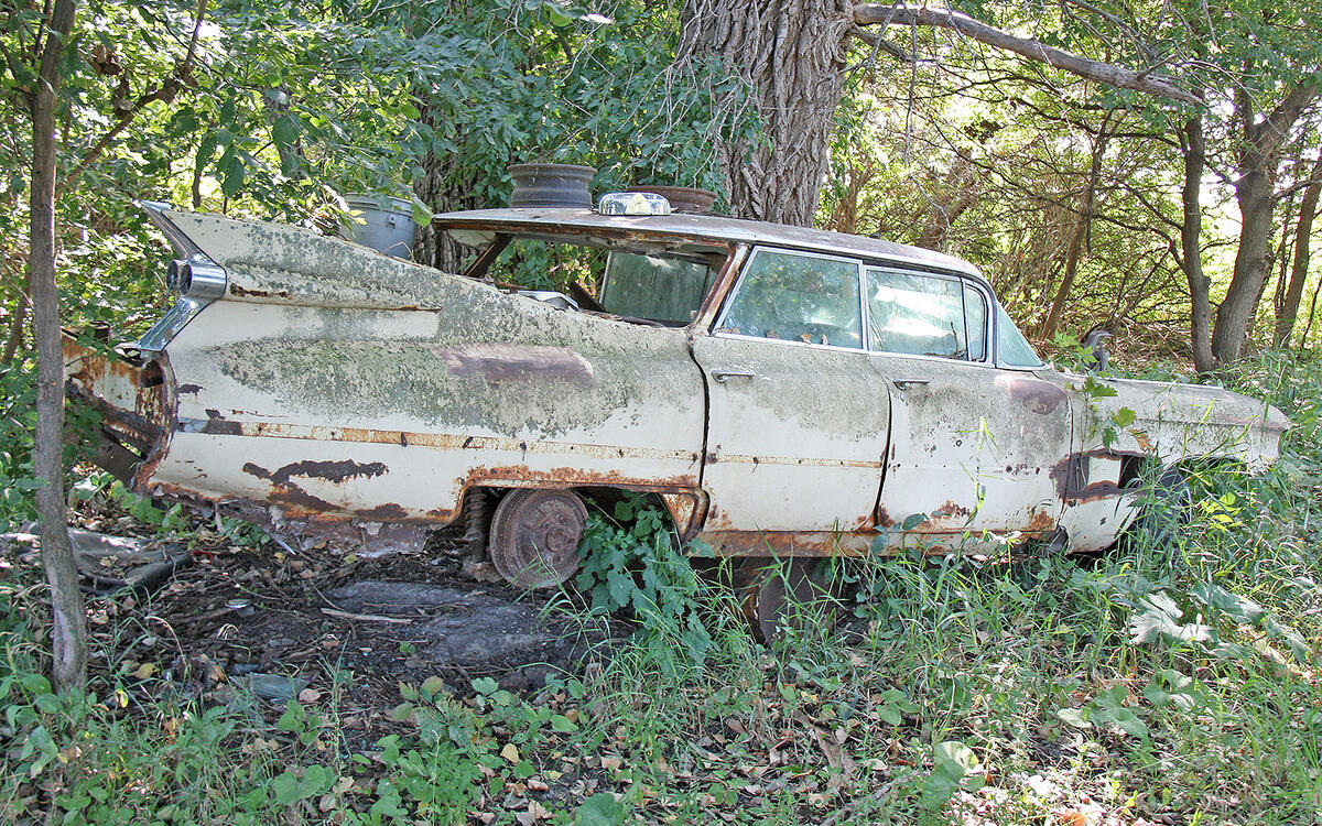 One hot August afternoon we spent a few hours exploring Johnson's Salvage of Tea, South Dakota.