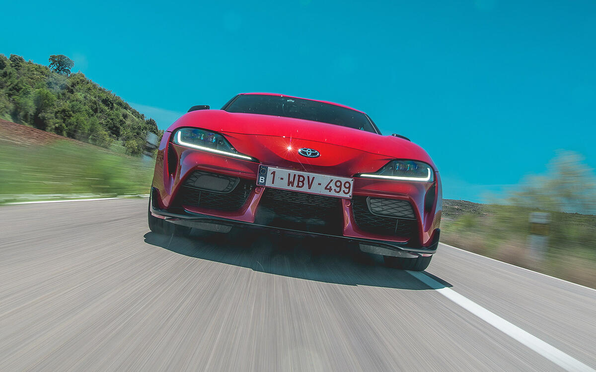Now that the new Toyota GR Supra (pictured) is finally available to buy in the UK. Now that the new Toyota GR Supra (pictured) is finally available to buy in the UK.