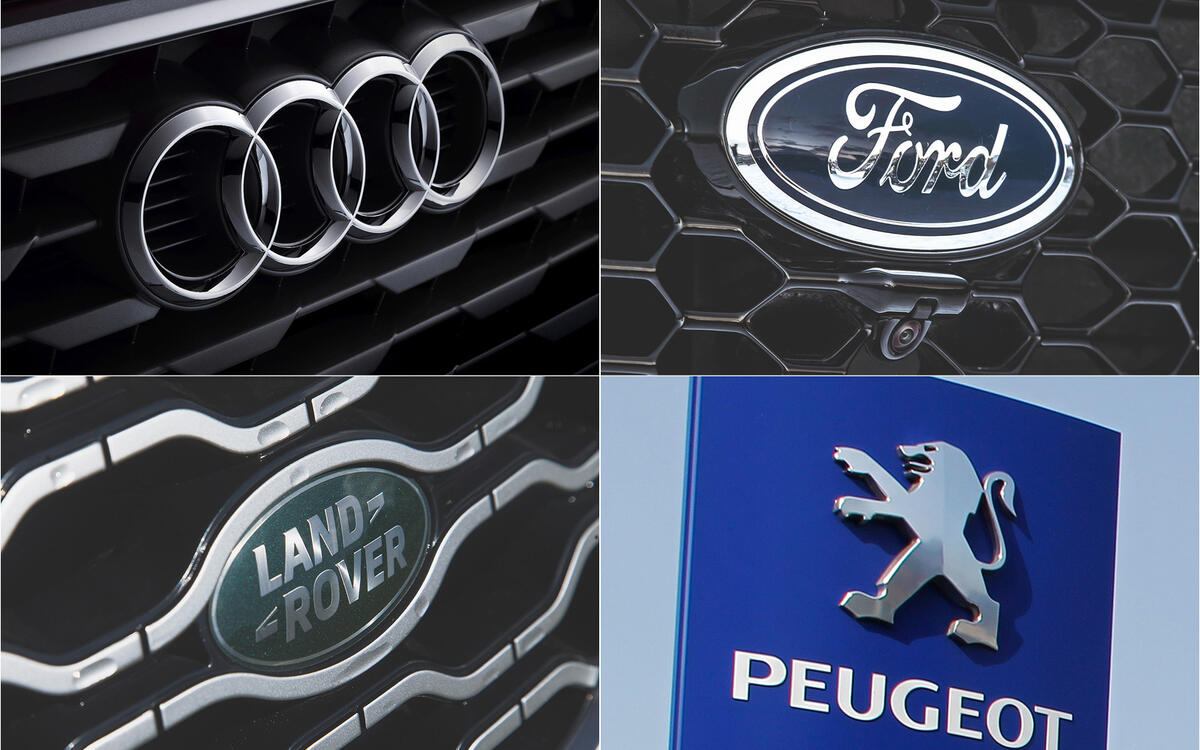 Car makers' emblems are synonymous with their companies and their cars.
