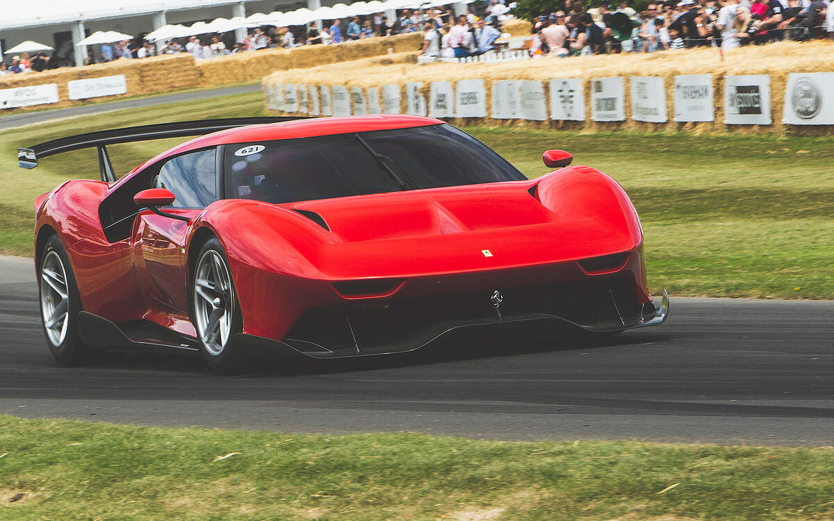 The latest one-off Ferrari has just had its UK debut at the Goodwood Festival of Speed.
