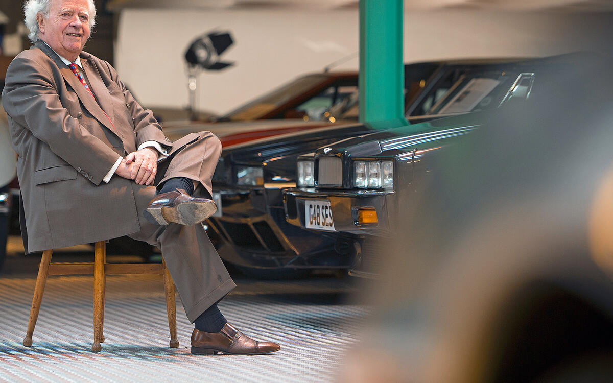 The man you see here owns 3.7 percent of all the Aston Martin Lagondas ever made. The man you see here owns 3.7 percent of all the Aston Martin Lagondas ever made.