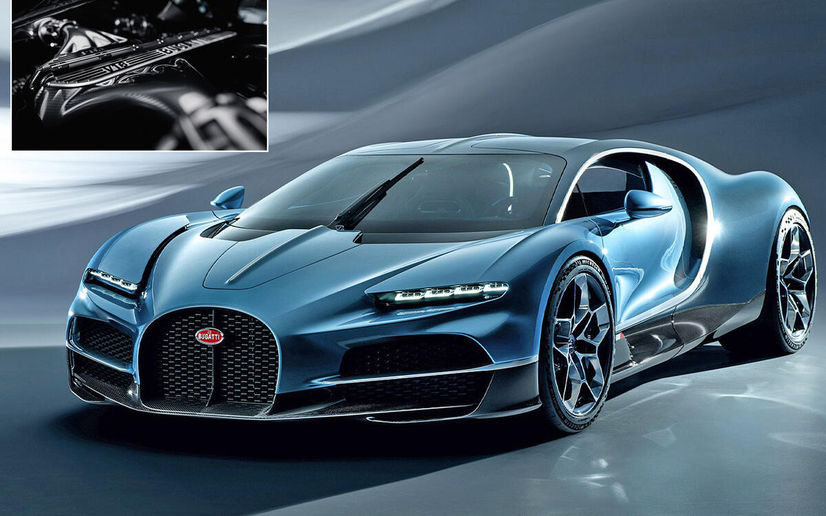 Bugatti Tourbillon: 8.3 litres