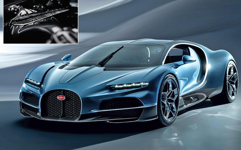 Bugatti Tourbillon: 8.3 litres