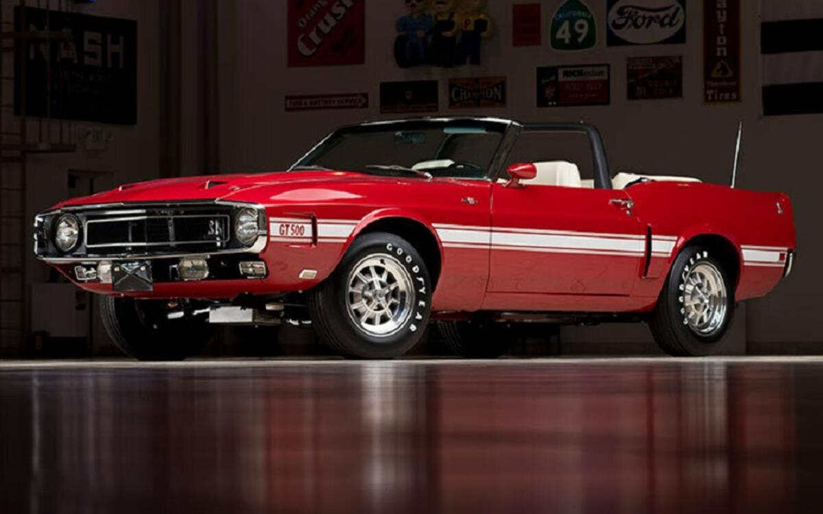 1969 Shelby GT500 Convertible – $742,500 (2008) 1969 Shelby GT500 Convertible – $742,500 (2008)