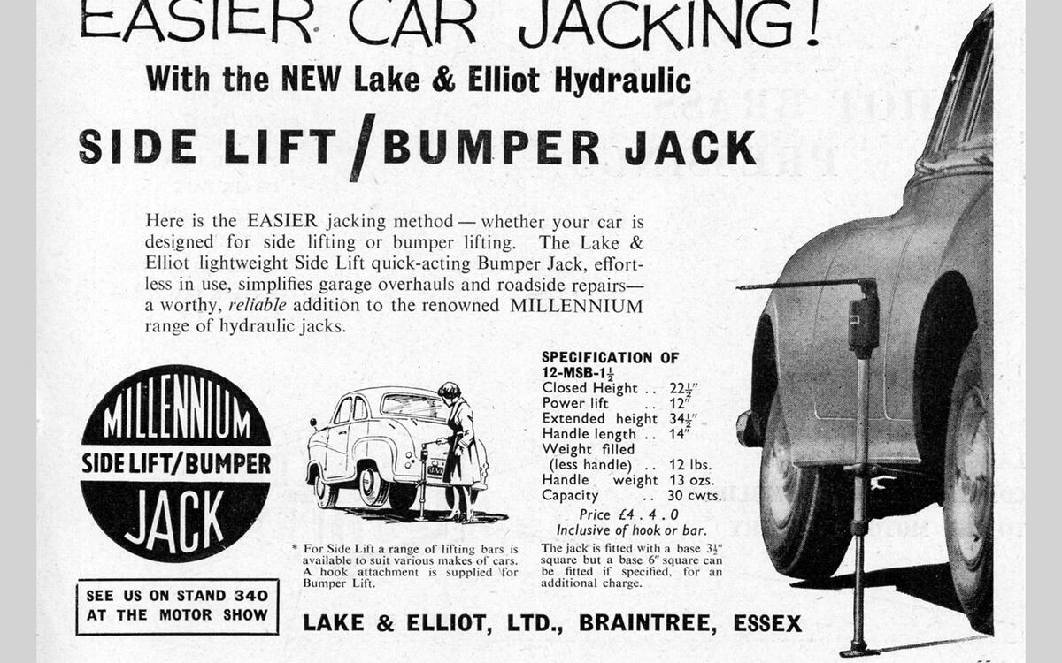 Lake & Elliott hydraulic jack