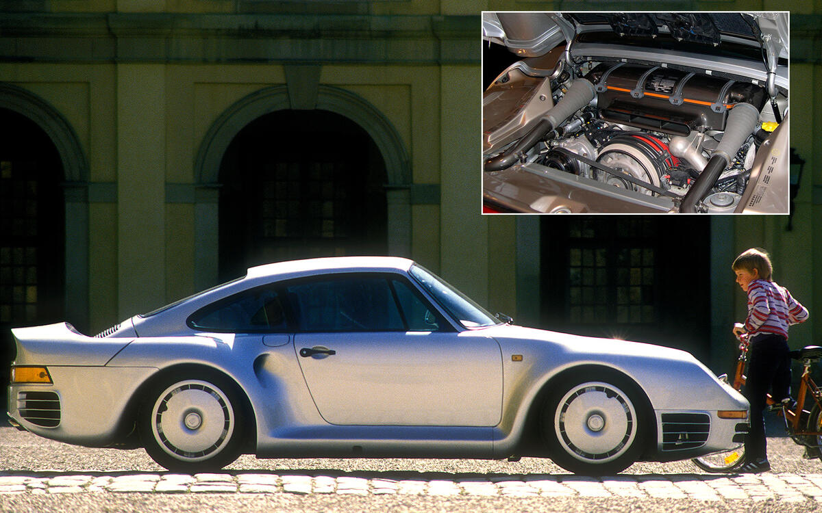 Porsche 959: 155.8bhp/litre Porsche 959: 155.8bhp/litre