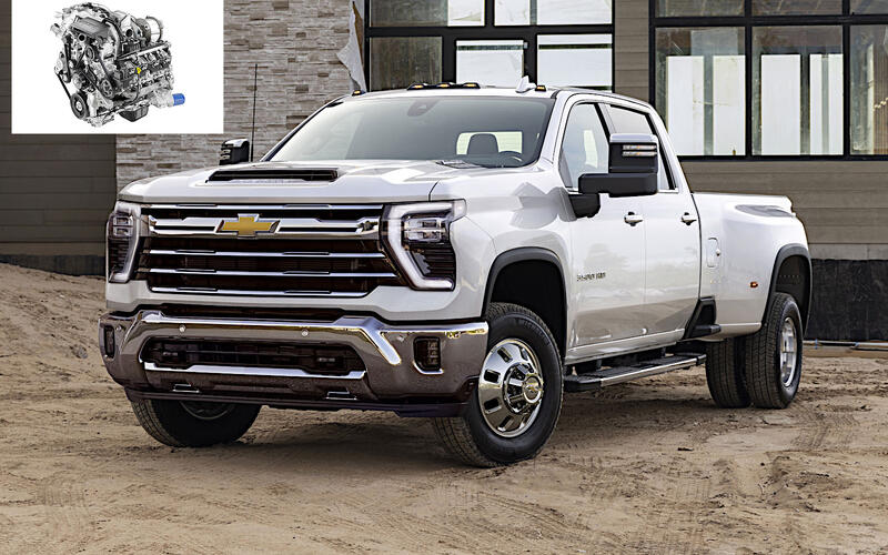 GM Duramax V8: 470 horsepower