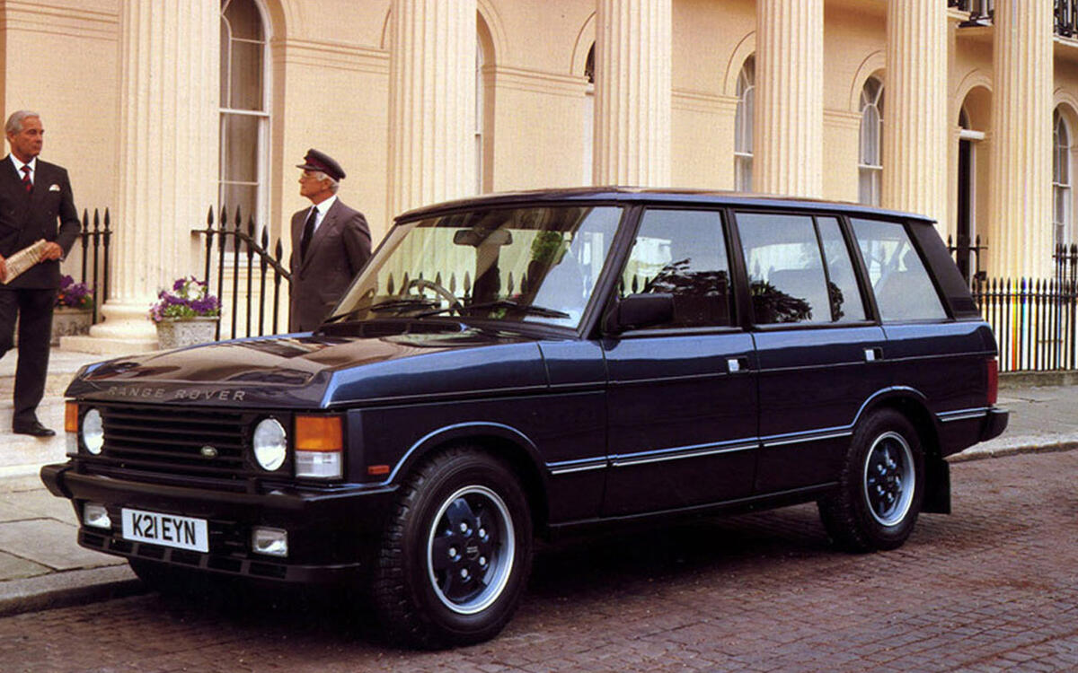 1992 - Long wheelbase Range Rover arrives Range Rover LSE 1992 - static front