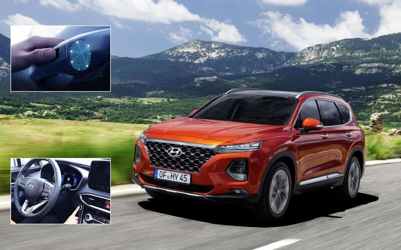 FINGERPRINT SECURITY: Hyundai Santa Fe (2019)