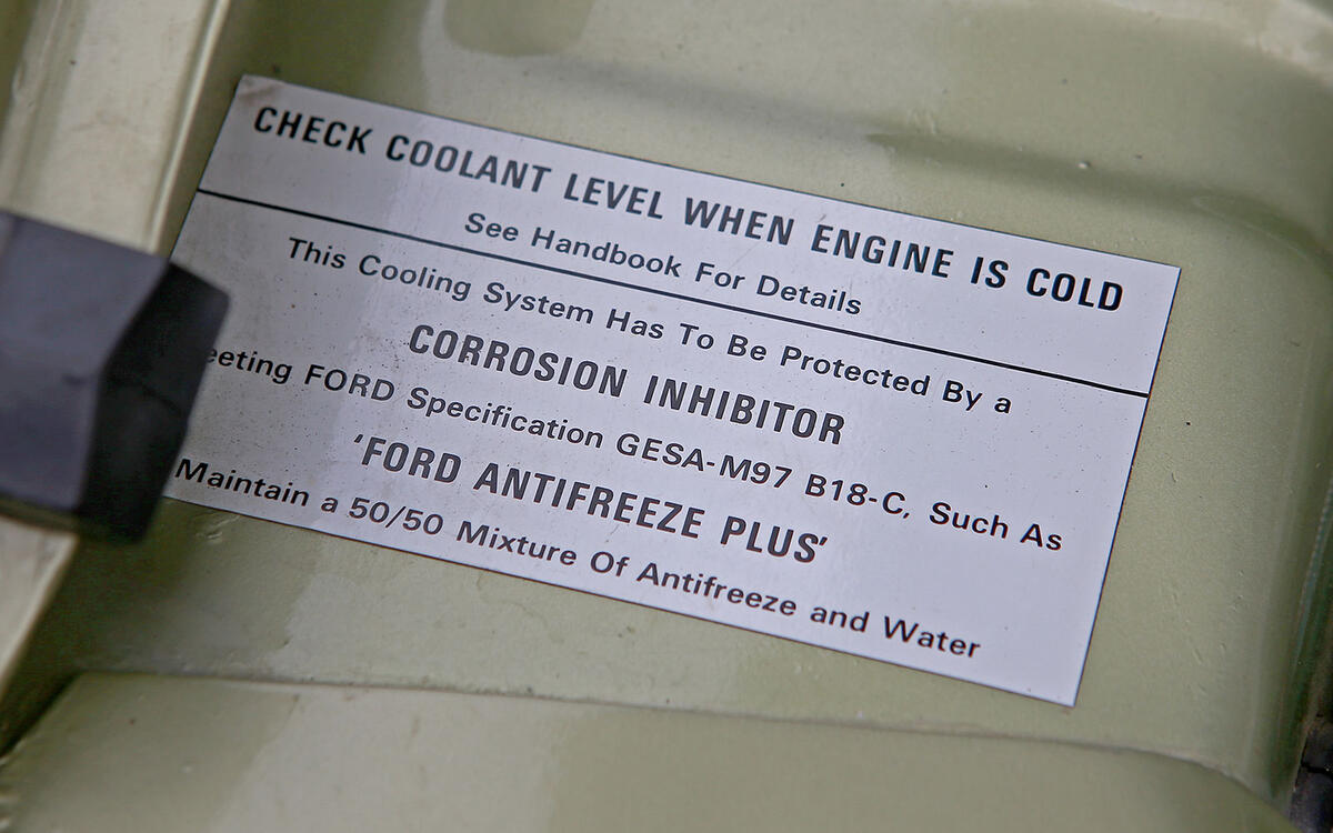 Check the coolant strength Check the coolant strength