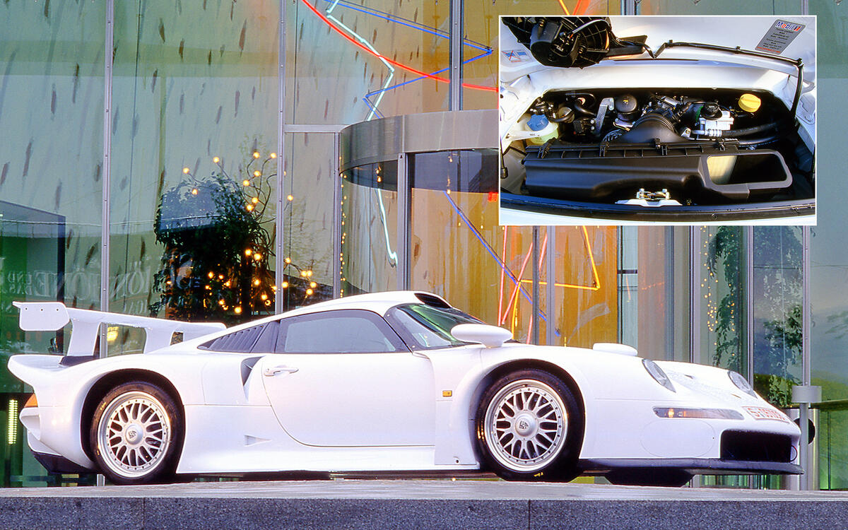 Porsche 911 GT1: 169.4bhp/litre Porsche 911 GT1: 169.4bhp/litre