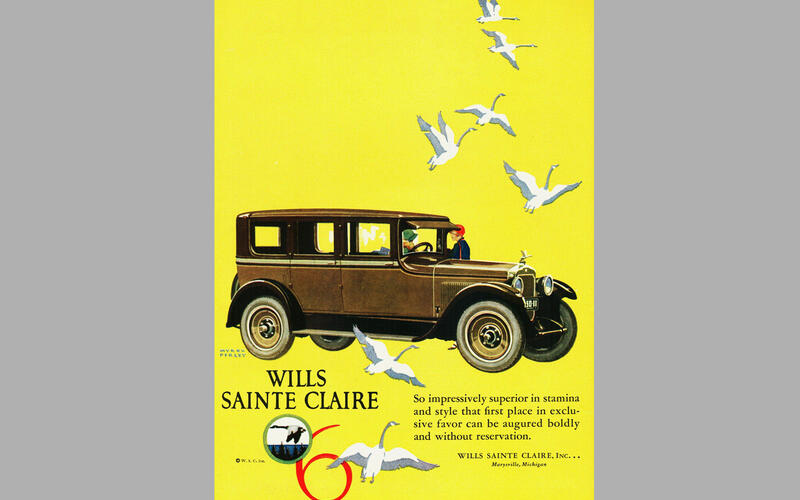 REVERSING/BACK-UP LIGHT: Wills Sainte Claire (1922)