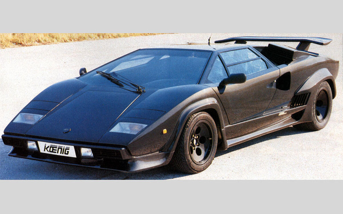 Koenig's outrageous Countachs