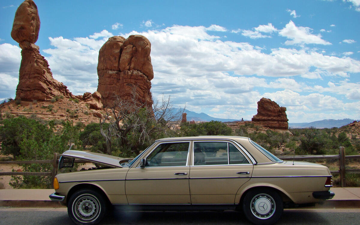 Driving while the engine overheats