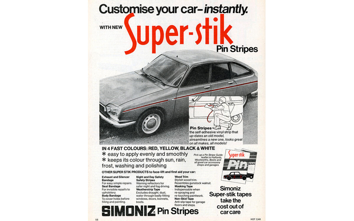 Go-faster stripes Go-faster stripes