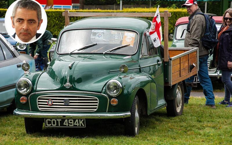 Rowan Atkinson - Morris Minor pick-up
