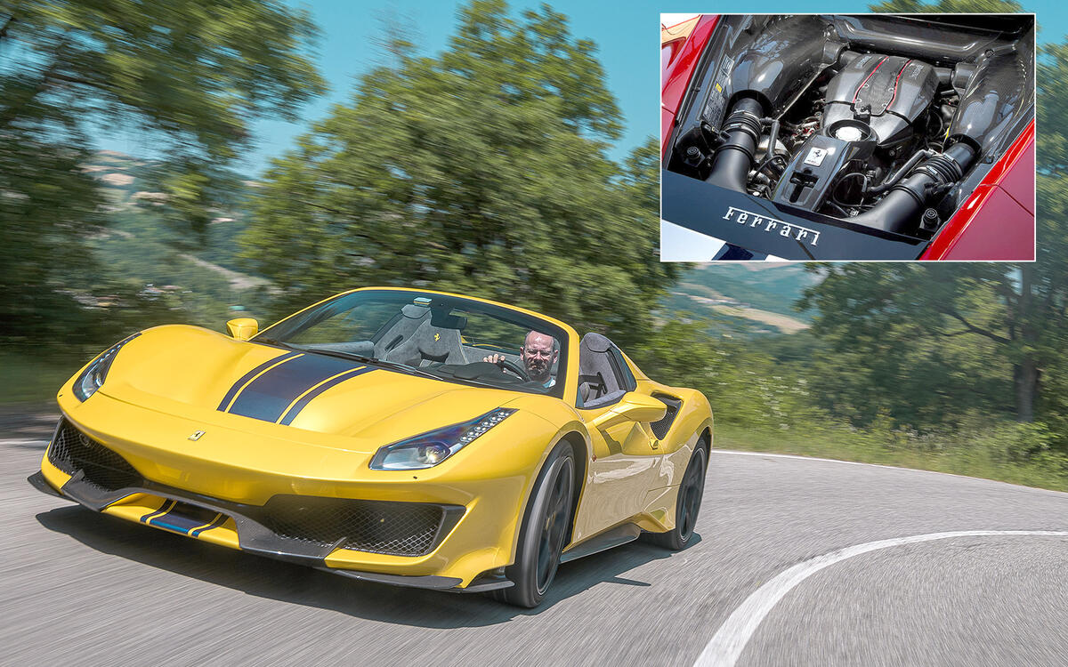Ferrari 488 Pista: 182.0bhp/litre Ferrari 488 Pista: 182.0bhp/litre