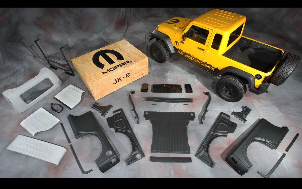 Mopar’s JK-8 kit (2011) Mopar’s JK-8 kit (2011)
