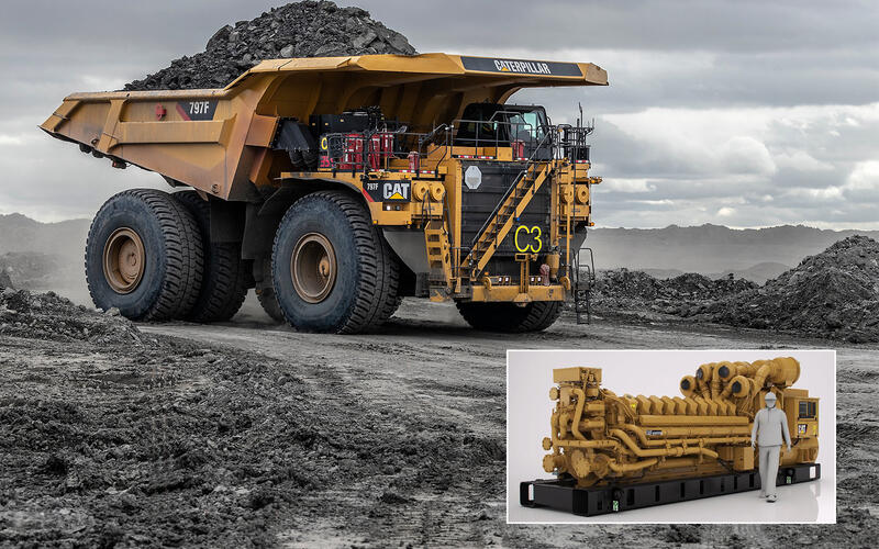 Caterpillar 797F: 106 litres