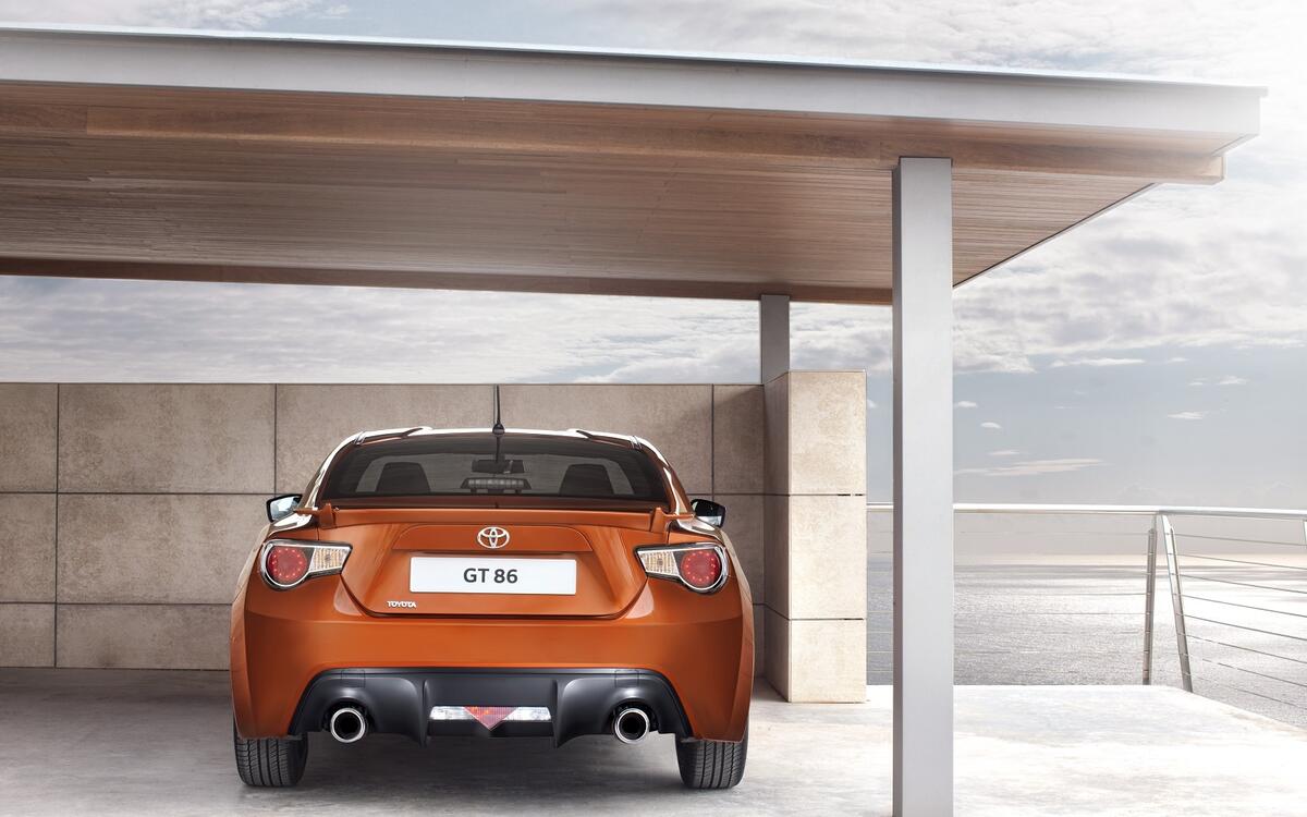 The Toyota 86’s exhaust tips The Toyota 86’s exhaust tips