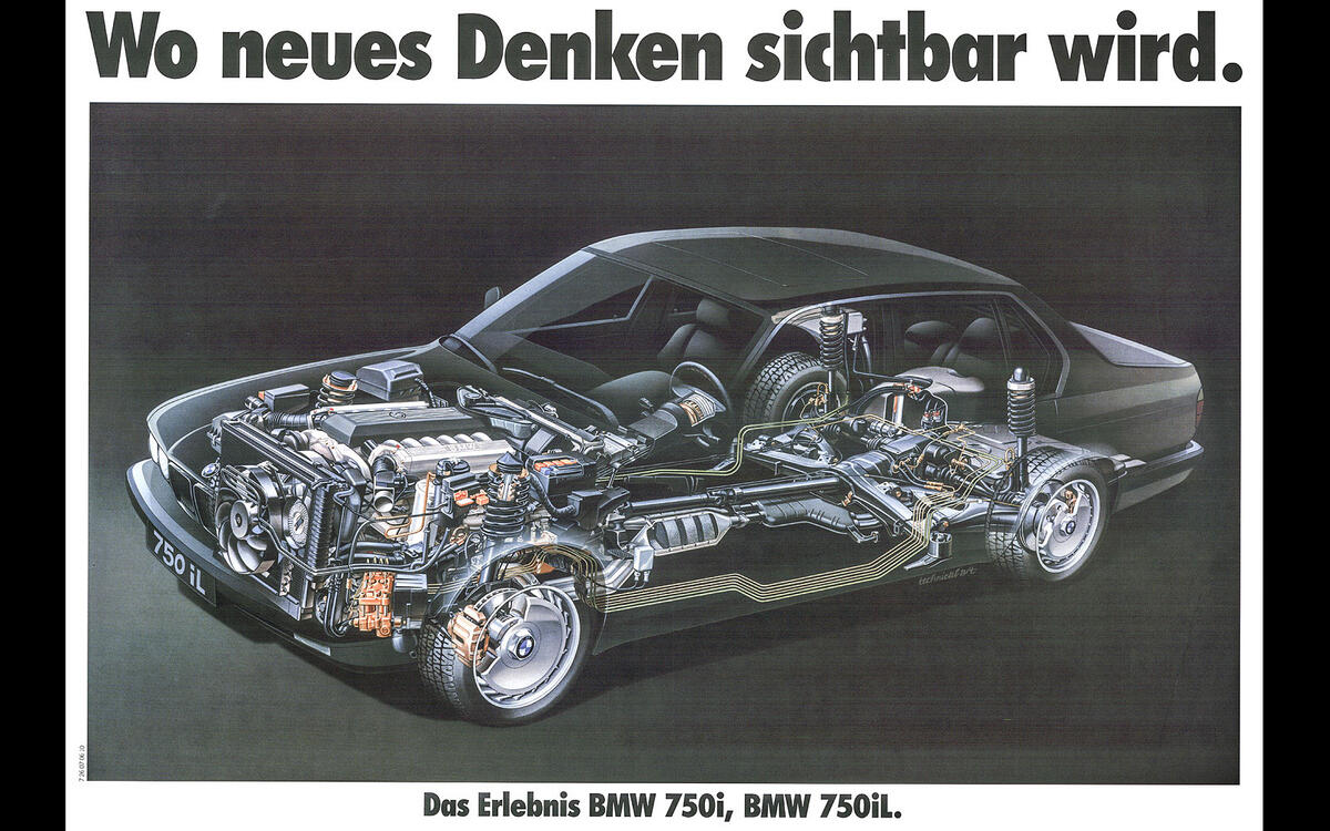 1987: E32 750i