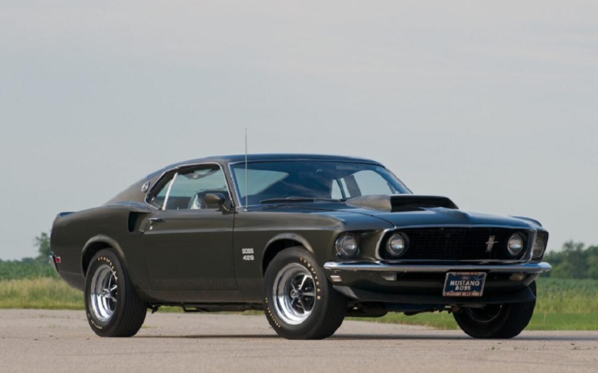 1969 Mustang Boss 429 – $550,000 (2013) 1969 Mustang Boss 429 – $550,000 (2013)